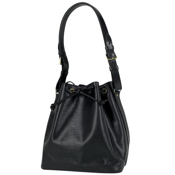 Louis Vuitton Handbags - Louis Vuitton Shoulder Drawstring Bag Epi Noir Black